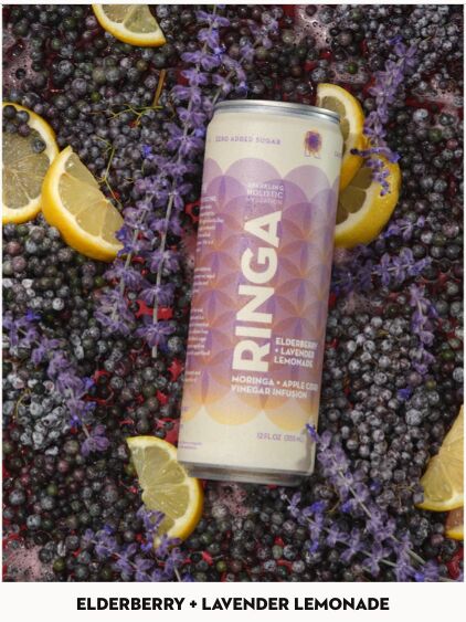 Elderberry + Lavender Lemonade 12oz - Case