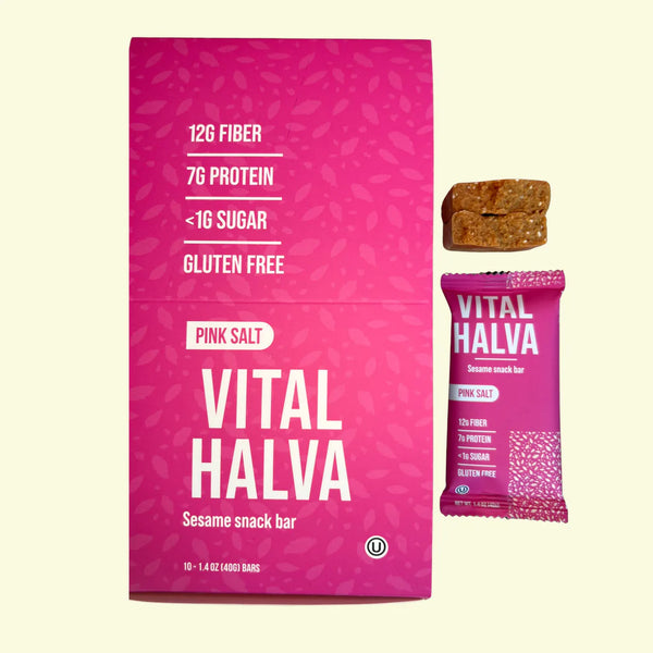 Tahini Snack Bar - Pink Salt - 65g