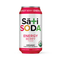 Sati Energy Berry Soda 12oz