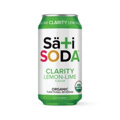 Sati Clarity Lemon Lime Soda 12oz